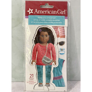 American Girl Paper Doll Fashion Clings Stylist Set Mix & Match Outfits Toy Gift